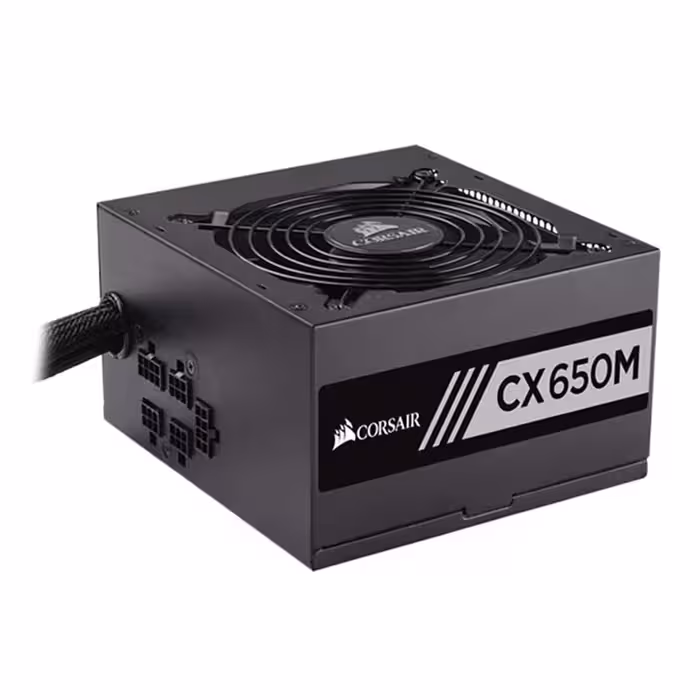 قیمت و خرید پاور کامپیوتر 650 وات نیمه ماژولار کورسیر مدل CX650M Bronze | یاس ارتباط
