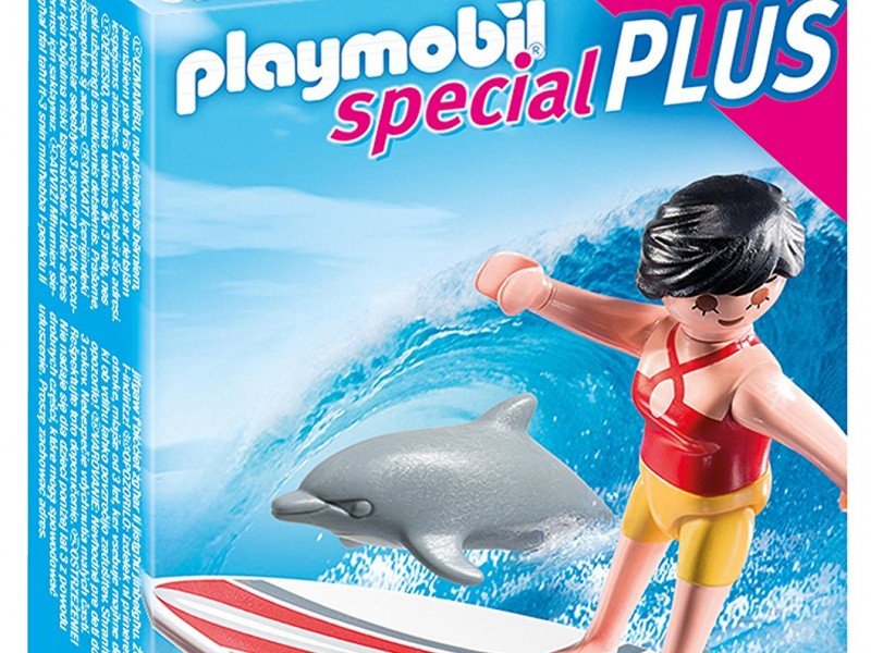 دختر موج سوار پلی موبيل مدل Surfer with Surf Board 5372