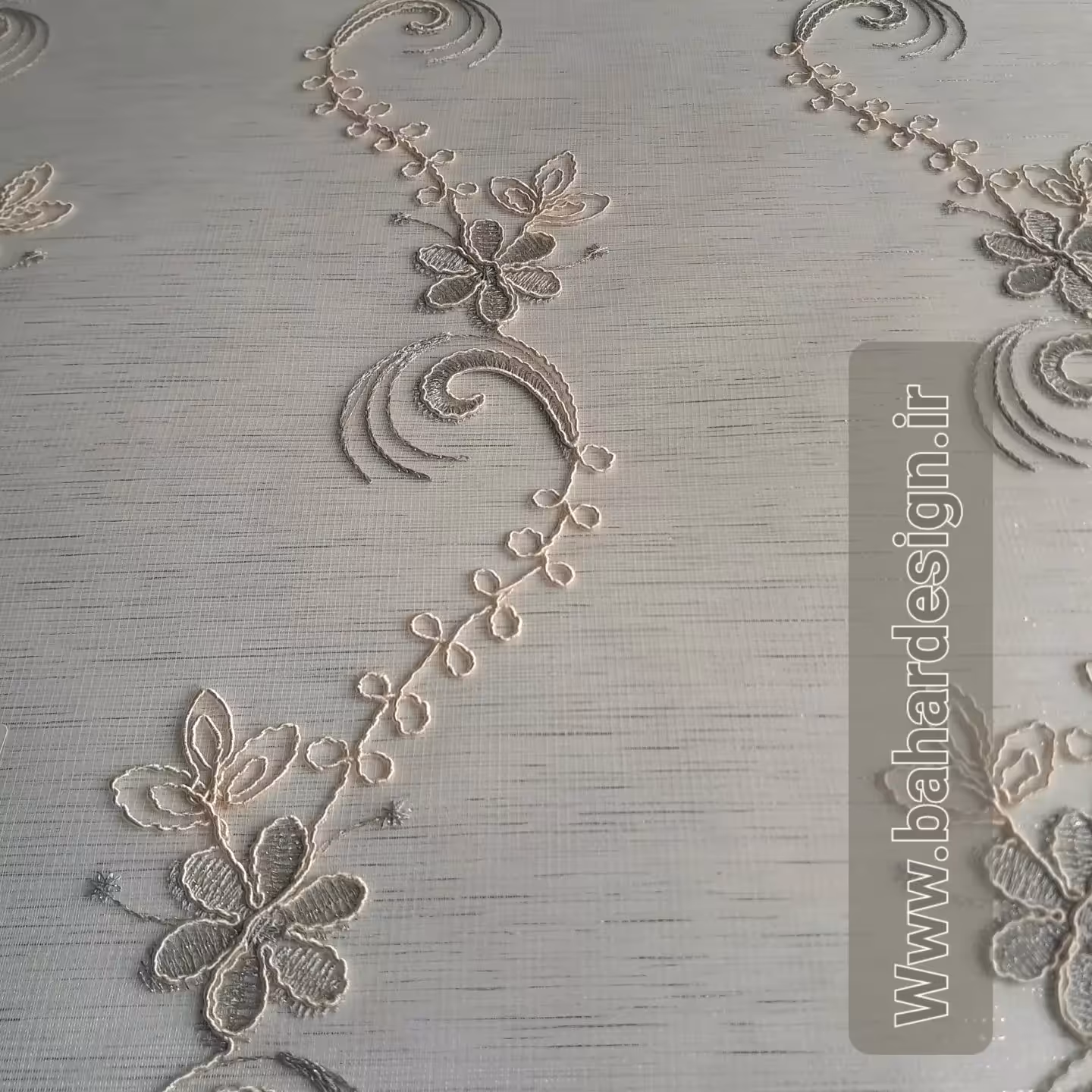 پرده دو مکانیزم جدید وارداتی گل برجسته 