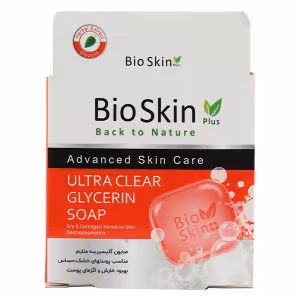 صابون گلیسیرینه ملایم بایو اسکین وزن 100 گرم