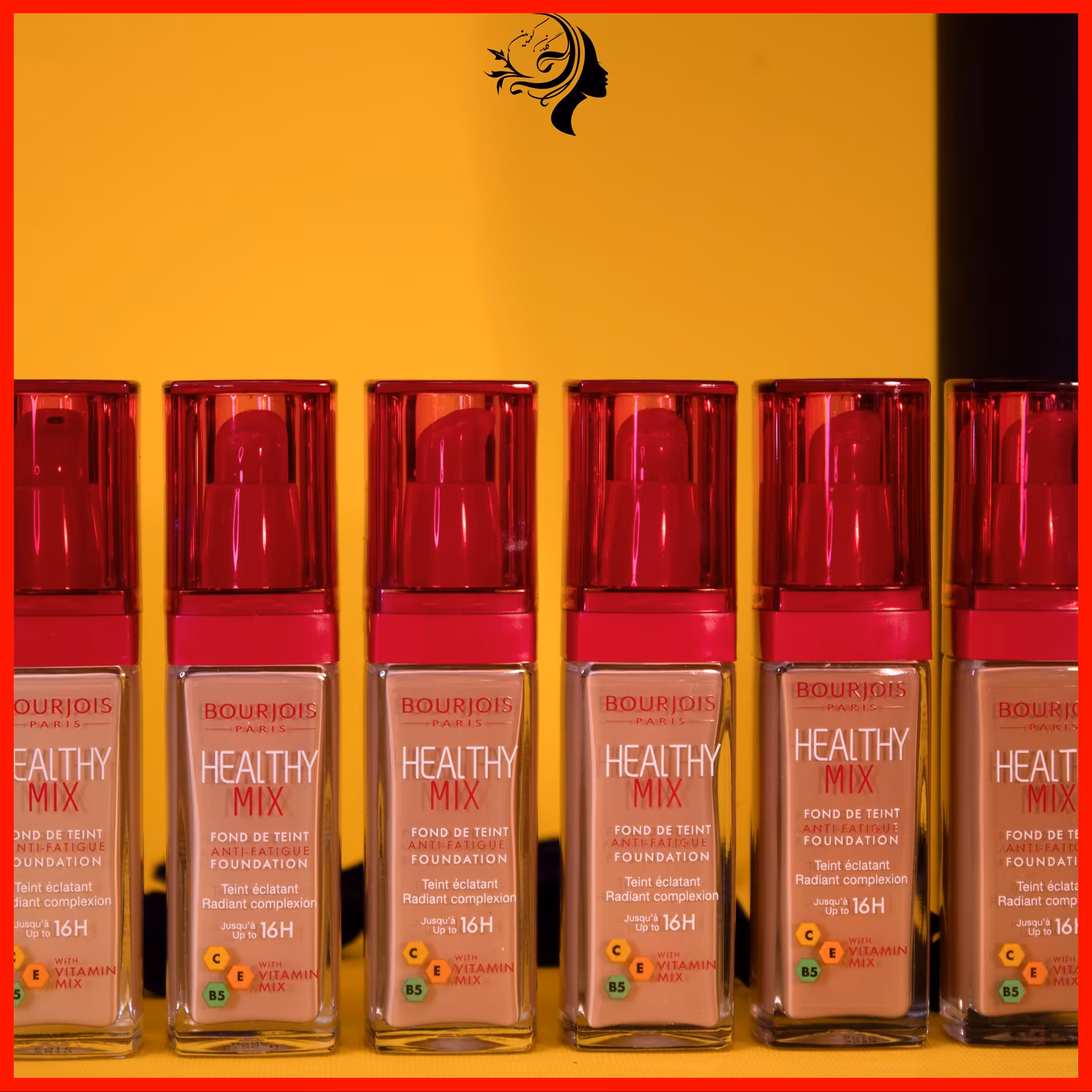 کرم پودر بورژوا  مدل هلثی میکس شیشه ای