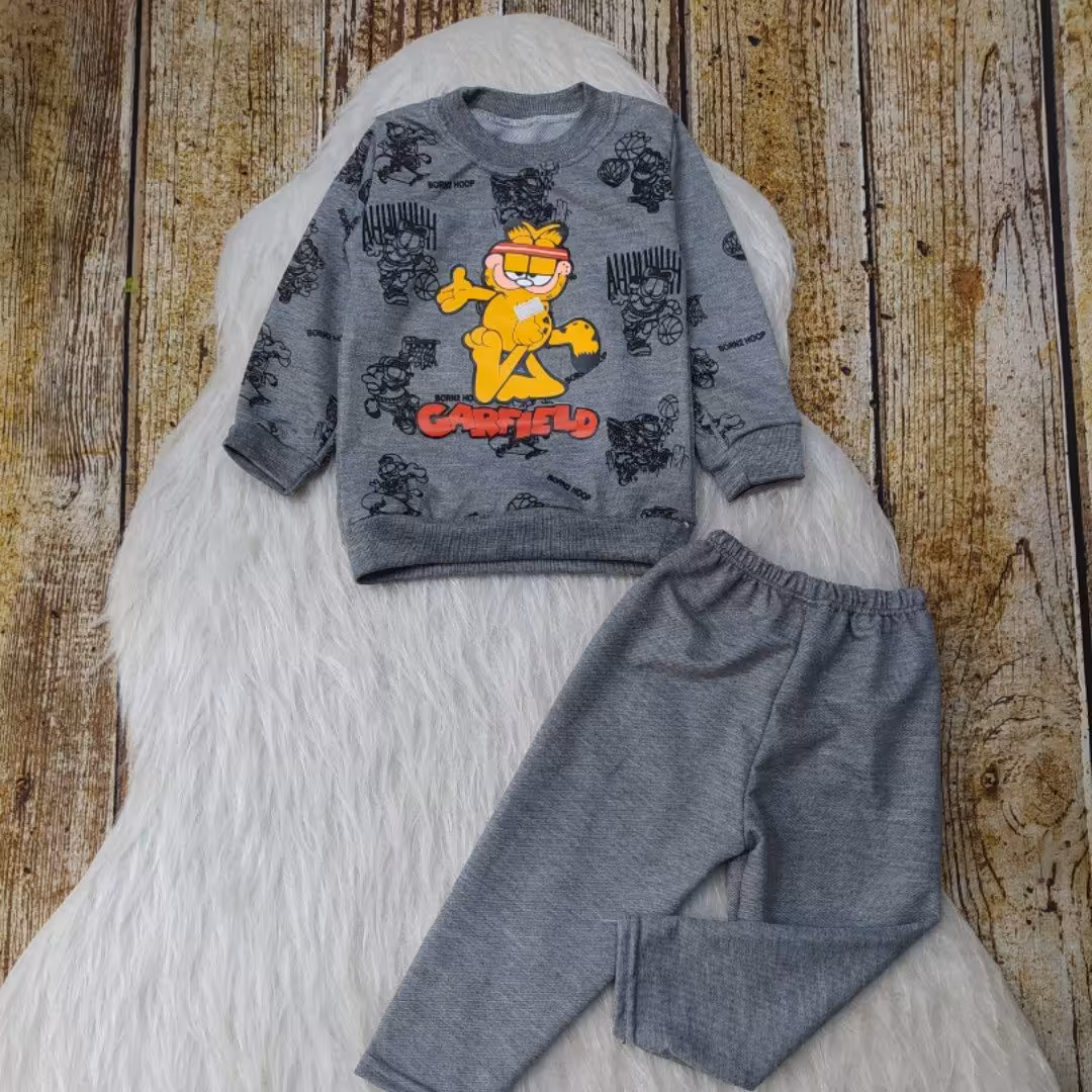 بلوز شلوار پسرانه طرح گارفیلد