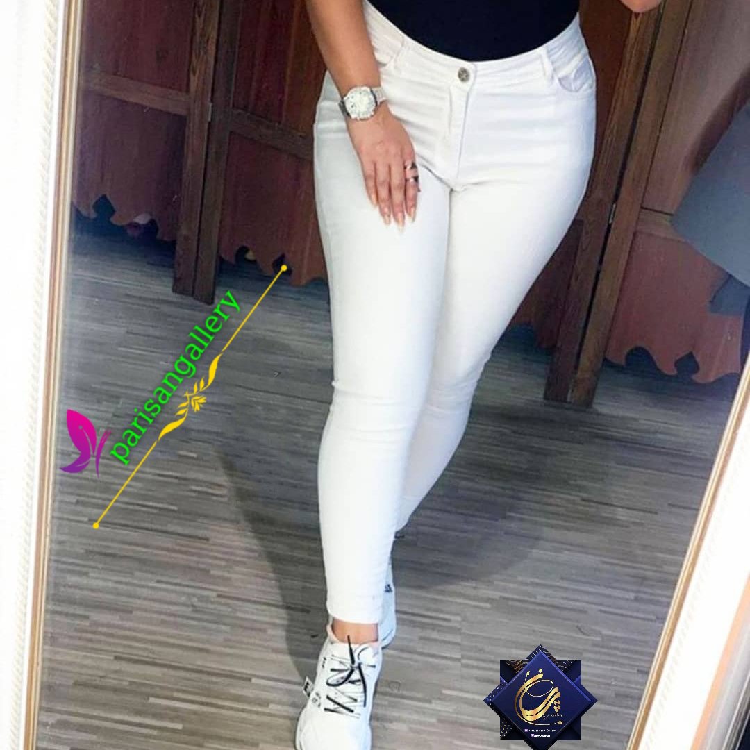 شلوار جین سفید (برندjeans)