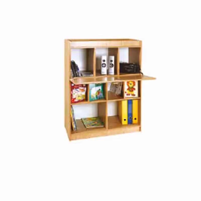 کمد لوازم چوبی کودک با در داشبوردی کد 61041