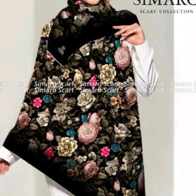 روسری کرپ حریر قواره عیدانه 130