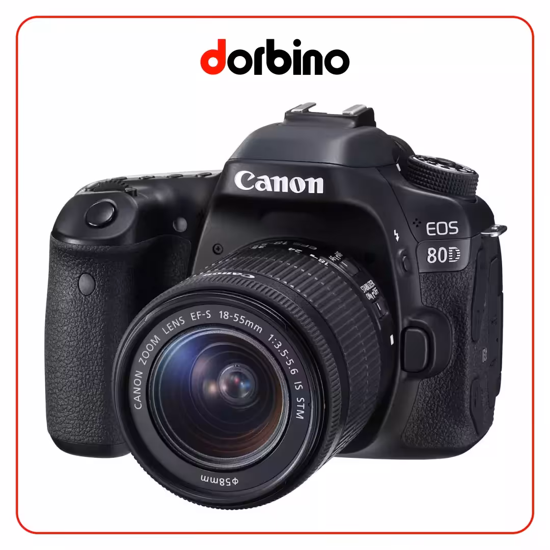 دوربین عکاسی کانن Canon EOS 80D Kit 18-55mm f/3.5-5.6 IS STM - فروشگاه دوربین دوربینو