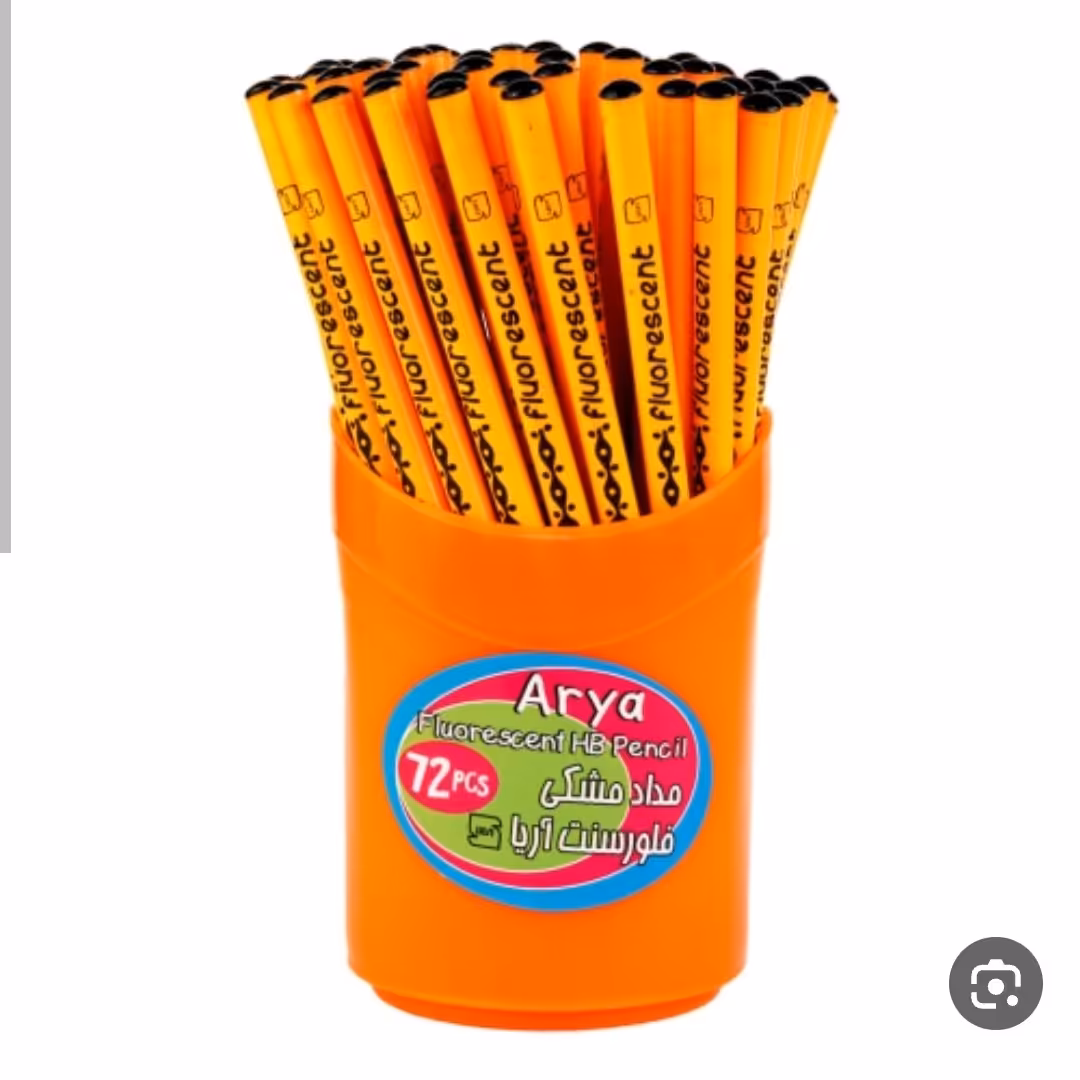 مداد مشکی لوکس متالیک آریا 72 عددی