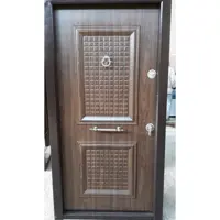 درب ضد سرقت مدل دو قاب روکش پی وی سی برجسته