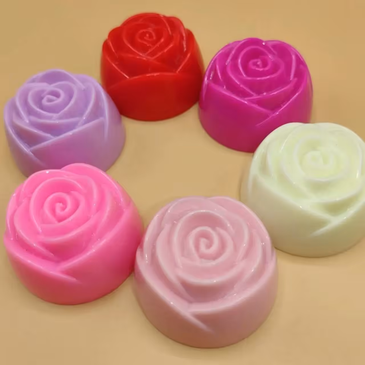 بالم لب طرح گل رز