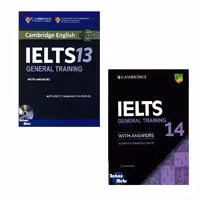 کتاب Cambridge IELTS 13_14 General اثر جمعی از نویسندگان انتشارات زبان مهر 2 جلدی