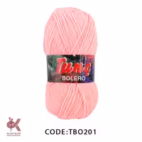 کاموا ترک تونچ بولرو صورتی 201  نرم و با ضخامت متوسط