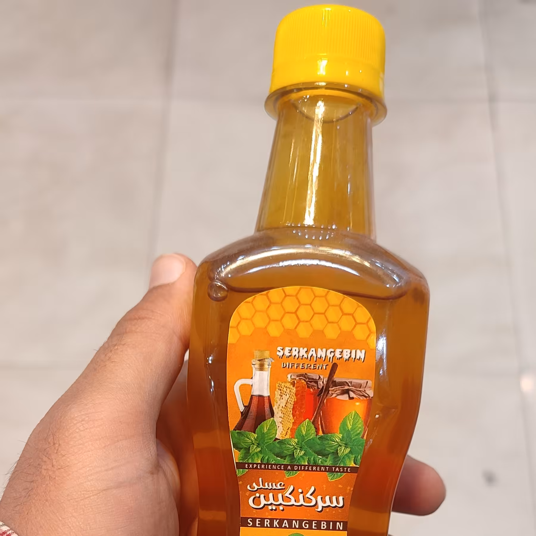 سرکه انگبین عسلی  650 گرمی