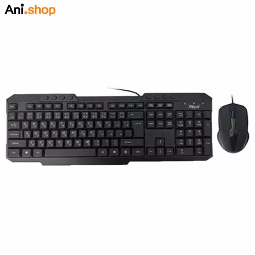 کیبورد و ماوس رویال مدل K163-M204