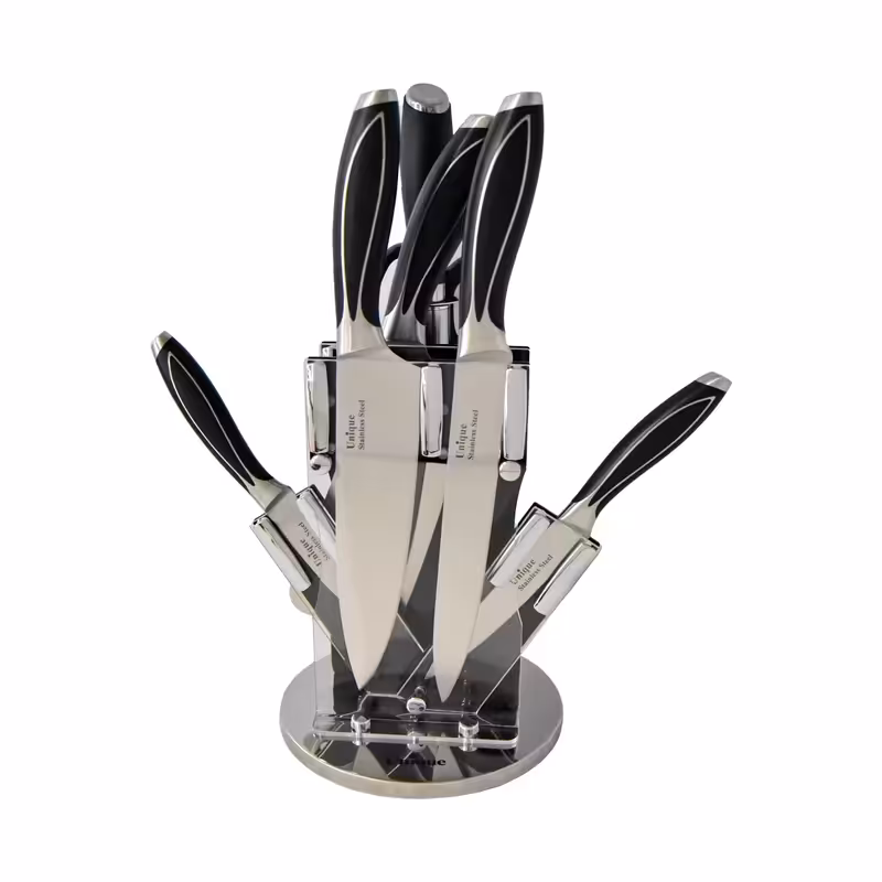 سرویس چاقو 8پارچه یونیک مدل استیل beL_3 کد 5544