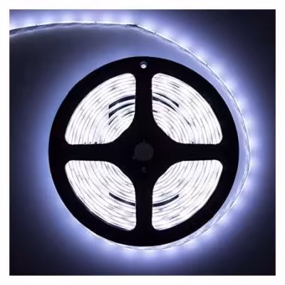 LED نواری سفید مهتابی درشت 5050 60Pcs رول 5متری