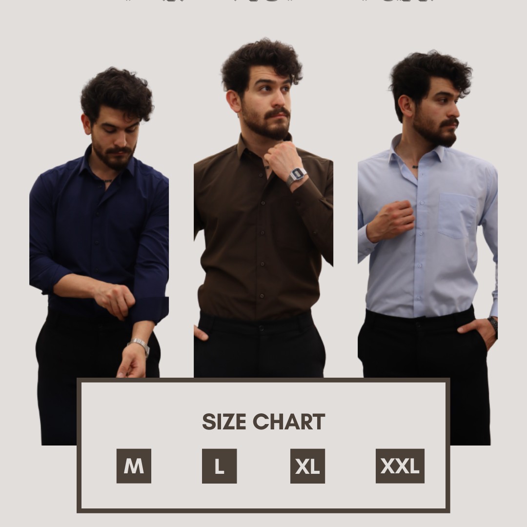 پیراهن داکرون (آبی )