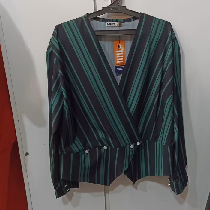 شومیز زنانه راه راه الیزه سایزبندی