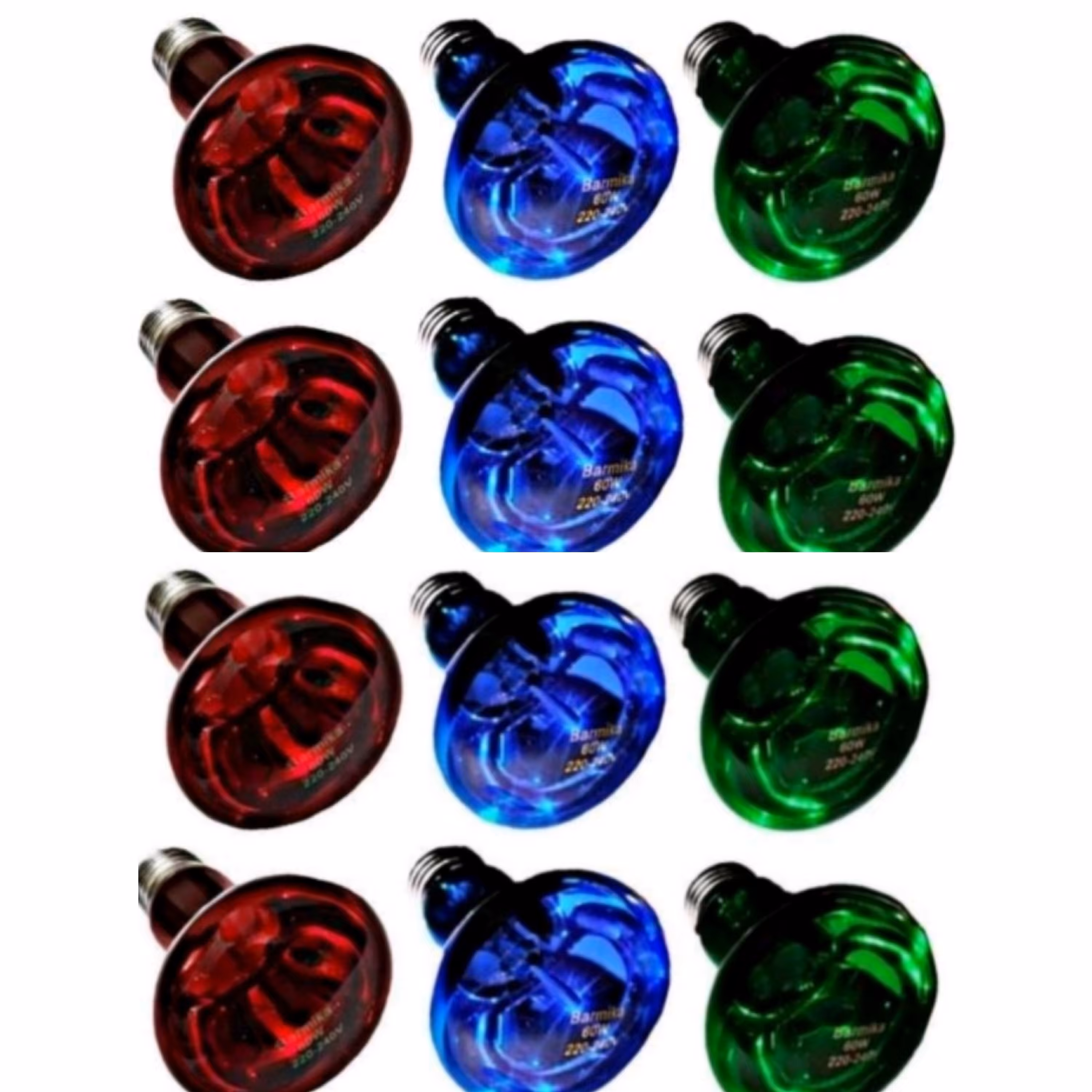 لامپ مادر مصنوعی بارمیکا سرپیچ معمولی پک 12 تایی