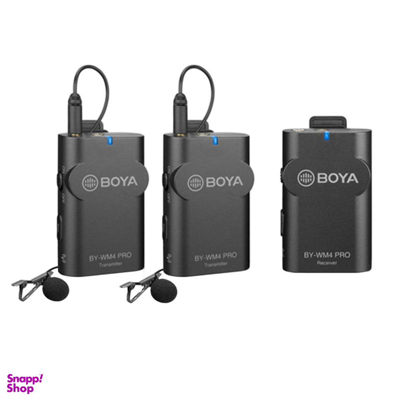 میکروفون بی سیم بویا (Boya) مدل BY WM4 Pro K2 مجموعه 3 عددی