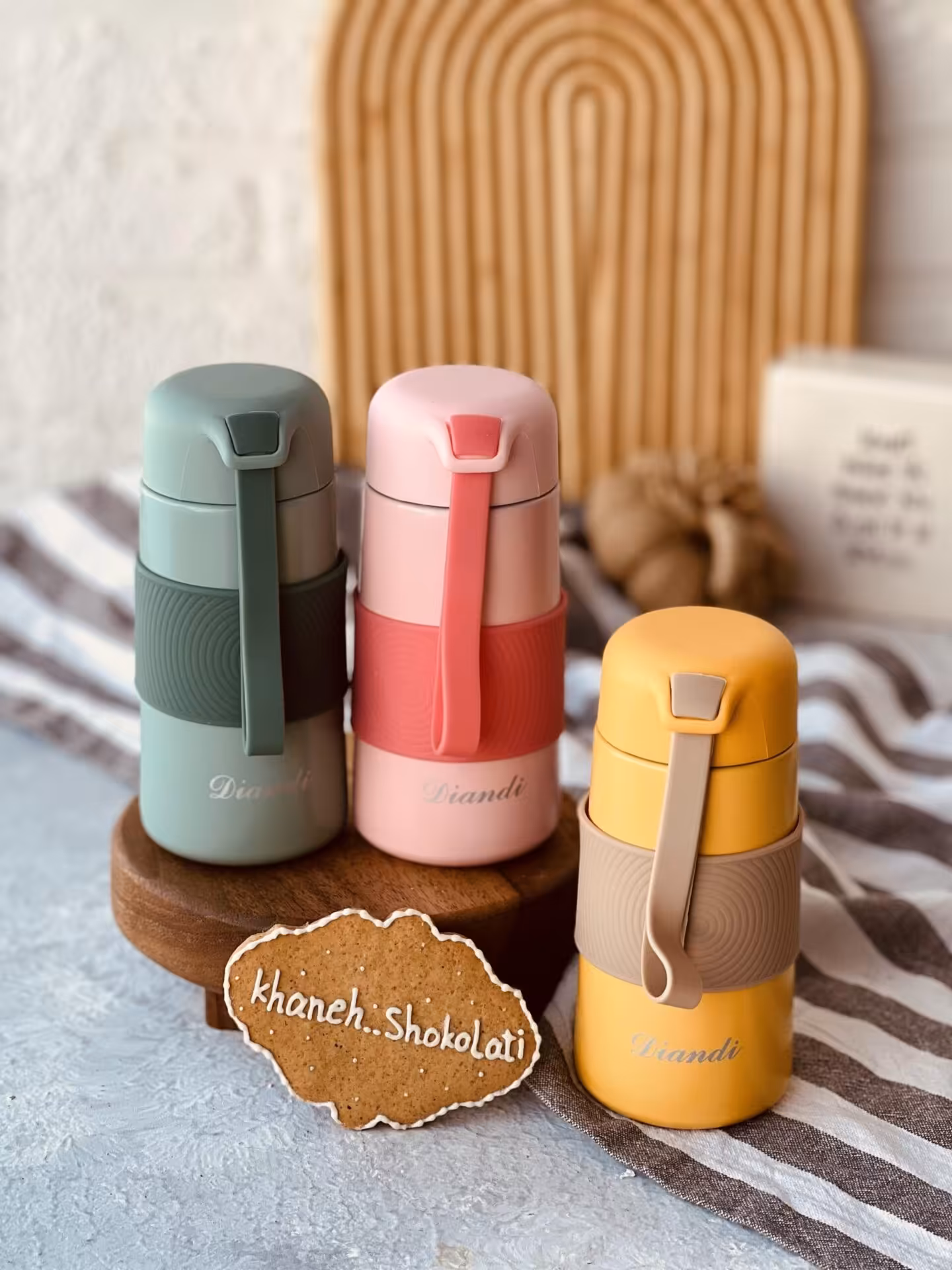 مینی فلاسک دور سیلیکون 270 میل Diandi کد00451