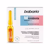 ویال احیا کننده پوست حساس باباریا مدل میکروبیوتا حاوی 5 ویال 2 میلی لیتر