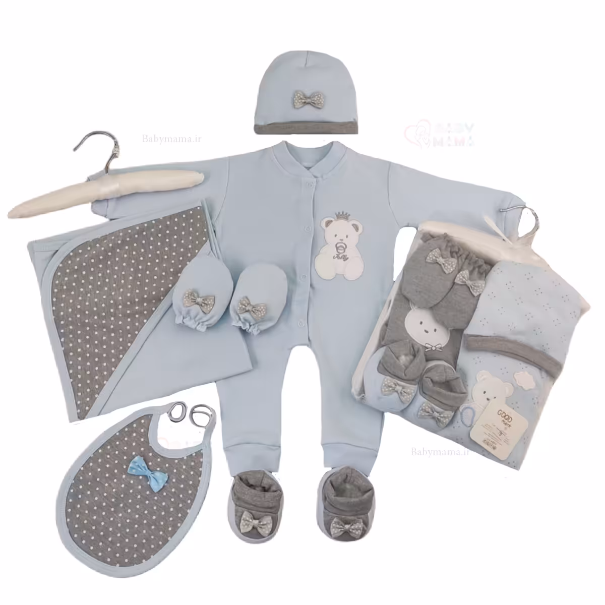 ست بیمارستانی پنبه مدل خرس تاجدار