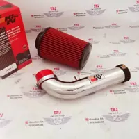 کیت مکش پژو موتور XU7 مجموعه TNJ مدل کوتاه با فیلتر وارداتی KN سایز بلند 