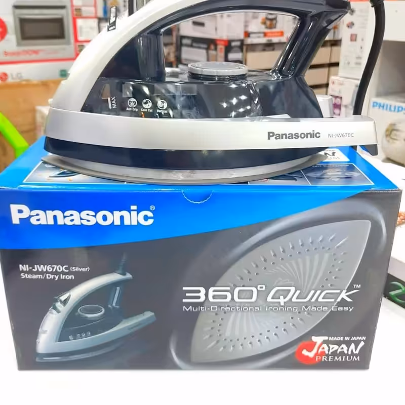 اتو بخار پاناسونیک مدل NI-JW670C لطفا قبل ازثبت موجودی وقیمت بگیرید