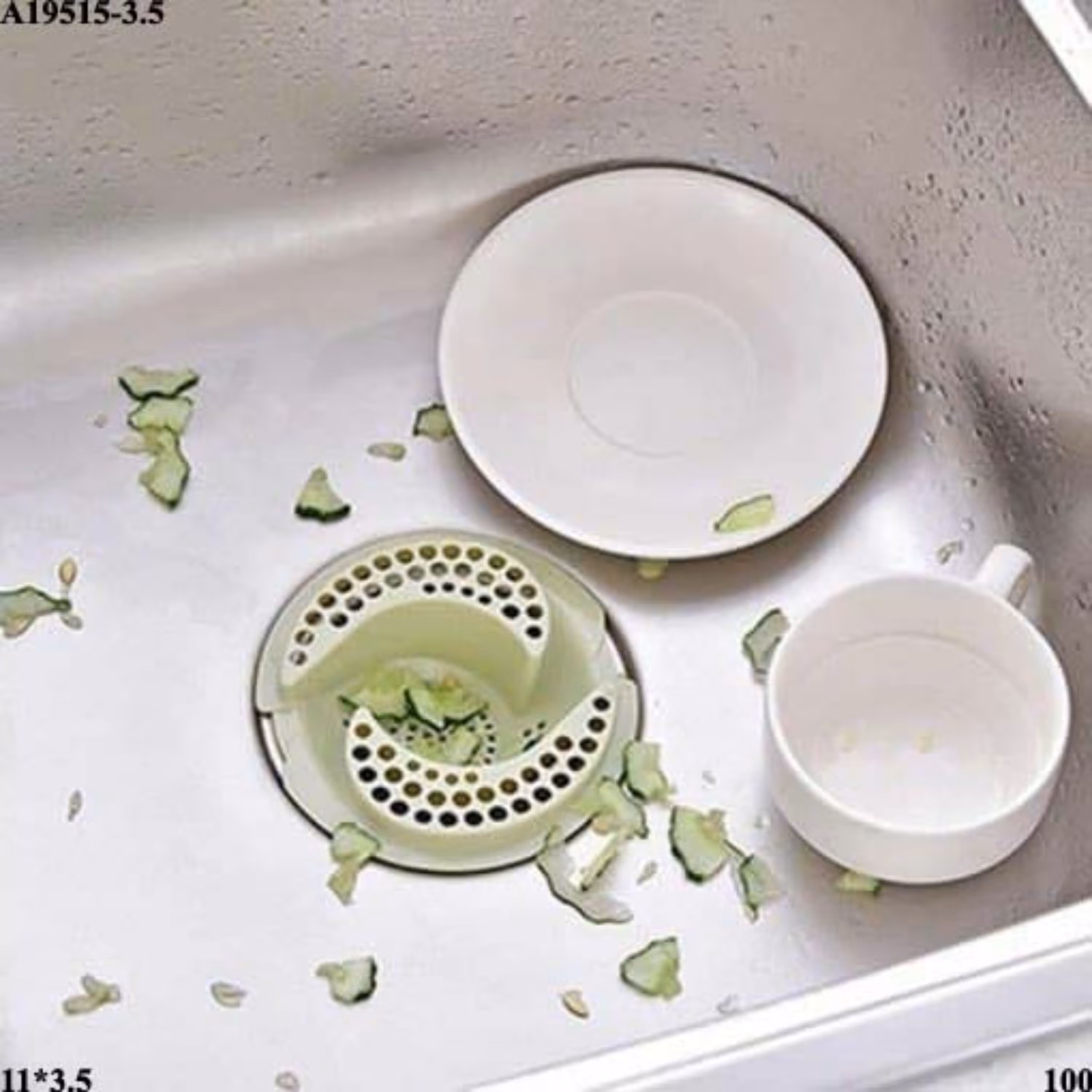 تفاله گیر داخل سینک مرس جنس پلاستیک رنگبندی بسته 60عددی