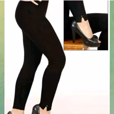 شلوار تیپ لاکرا زنانه. دمپا چاکدار. سایز 40 تا 48.