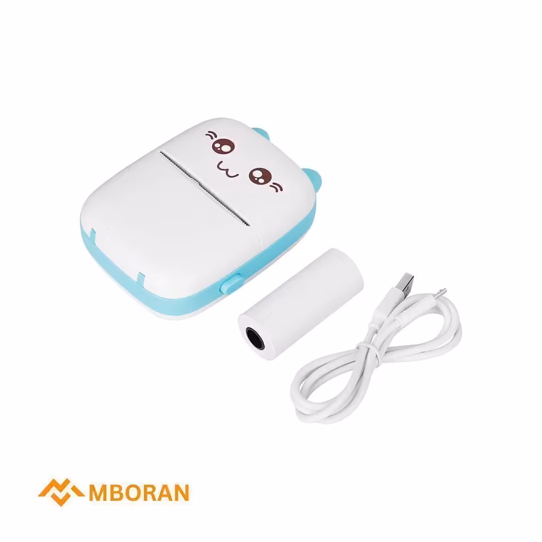 مینی پرینتر حرارتی مدل خرگوشی Eschen مدل ‎Portable Printer| MINI PRINTER | موبوران