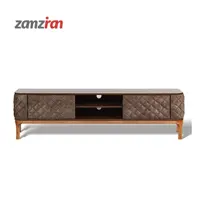 میز تلویزیون متین روکش چوب مدل R580 سايز 180 سانتی