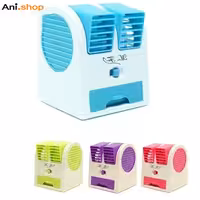 کولر آبی مینی رومیزی مدل USB صورتی