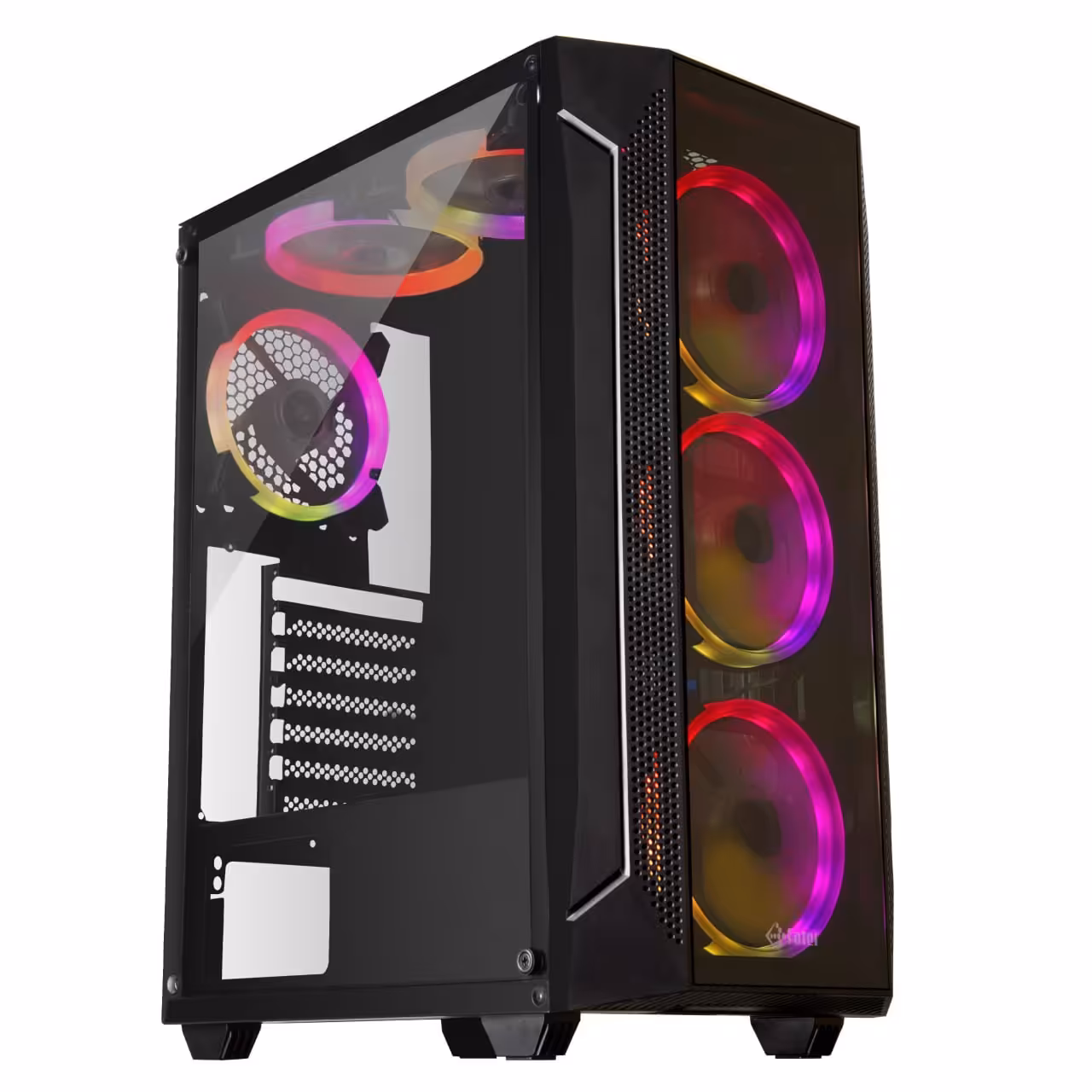 قاب کیس گیمینگ مدل FG-718 دارای 4 فن RGB
