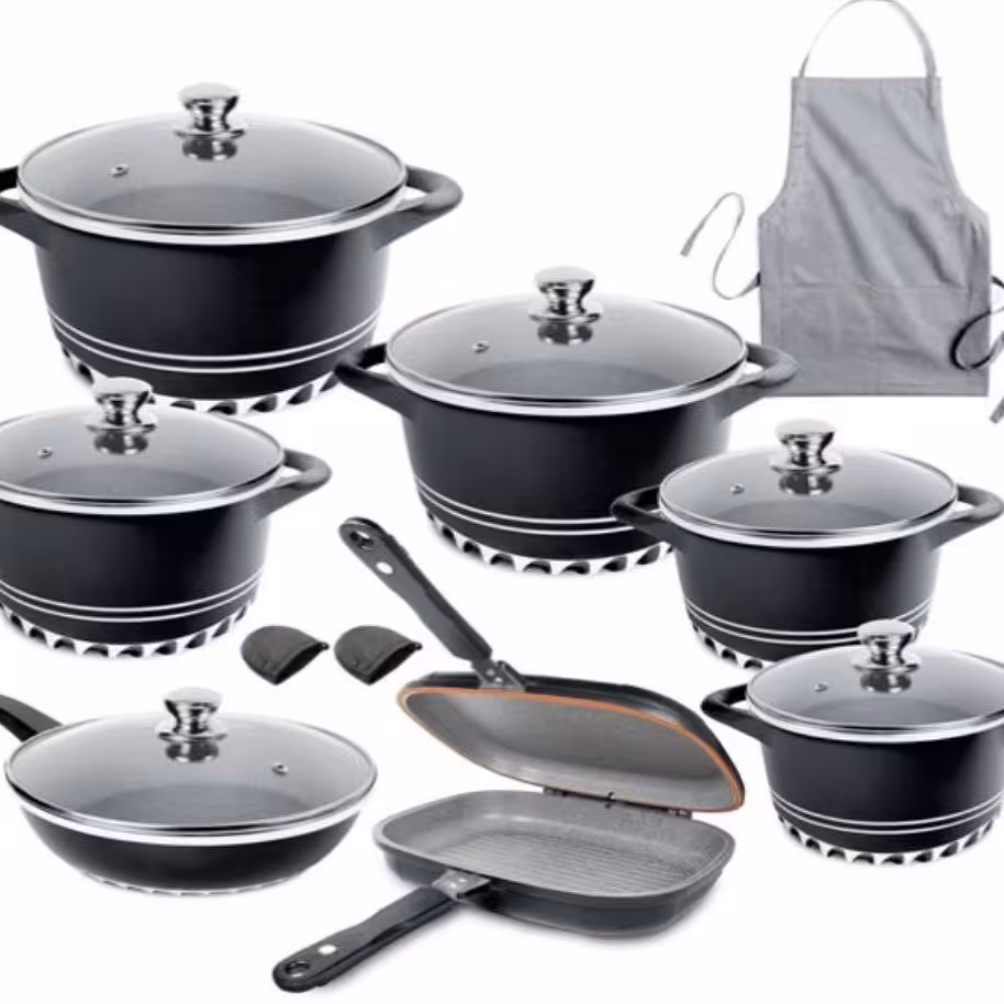 سرویس قابلمه 17 پارچه ایتالیا c برند MGS