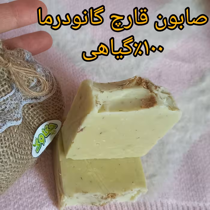 صابون قارچ گانودرما مناسب  اگزما وبیماریهای پوستی  جلوگیری  از پیری زودرس