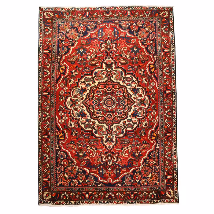 فرش دستبافت قدیمی شش متری مدل بختیاری کد 141214(فروش چکی 6 ماهه با کد تخفیف farshgereh)