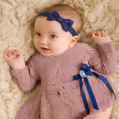 پیراهن گیپوردخترانه خارجی مناسب 6 تا10ماه