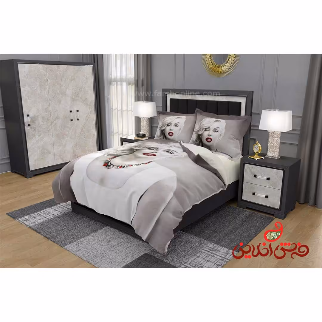 روتختی سه بعدی طرح مرلین مونرو  کد 2895