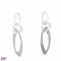 گوشواره نقره زنانه روژین کد E03