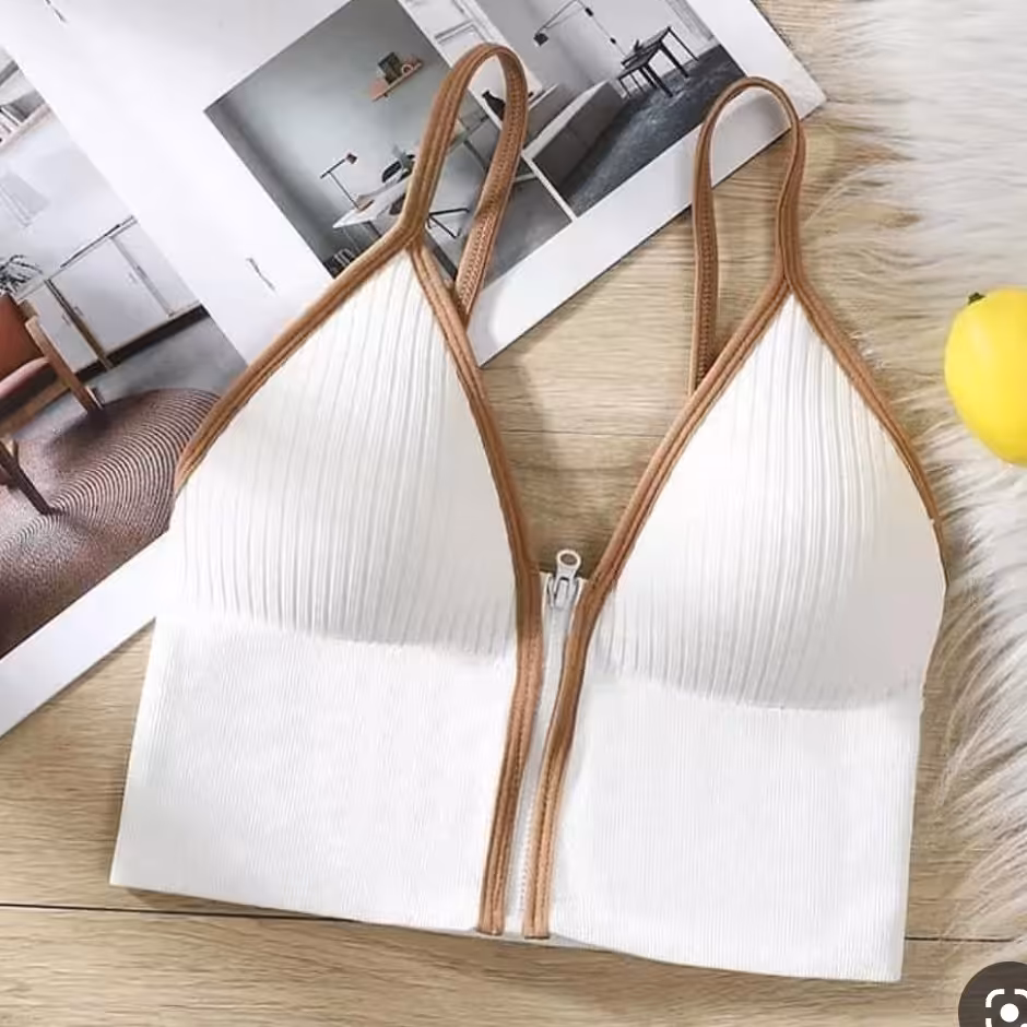 سوتین کبریتی جلو زیپ 