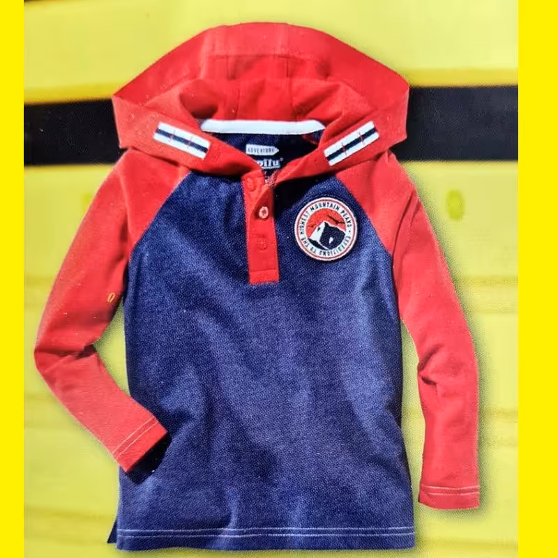 هودی پسرانه نخ پنبه 4 تا 6 سال برند لوپیلو آلمان پوشاک کودک نیکا