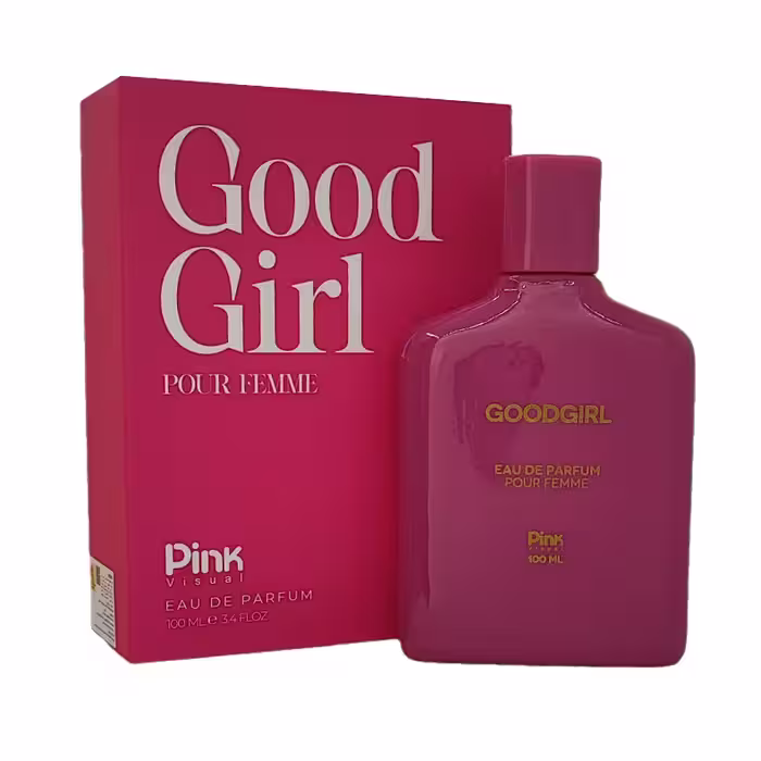 ادوپرفیوم زنانه پینک ویژوآل مدل Good Girl با رایحه گرم حجم 100 میلی‌لیتر