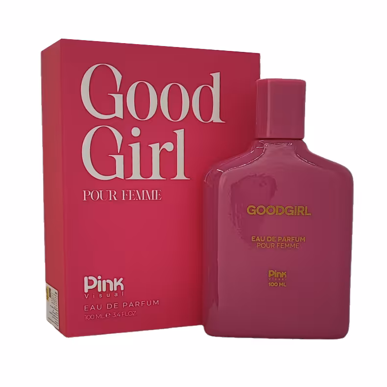 ادوپرفیوم زنانه پینک ویژوآل مدل Good Girl با رایحه گرم حجم 100 میلی‌لیتر