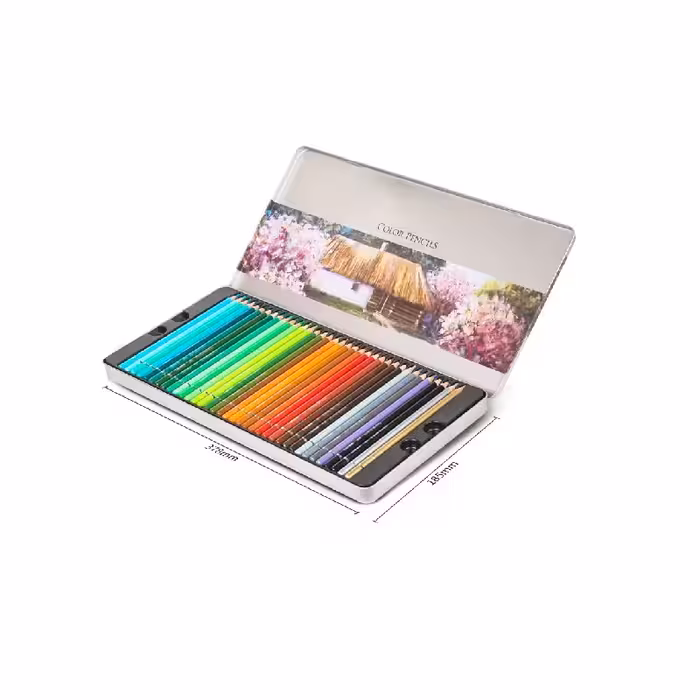 مداد رنگی دلی 72 رنگ آرتیست جعبه فلزی Deli-6568 Colored Pencil
