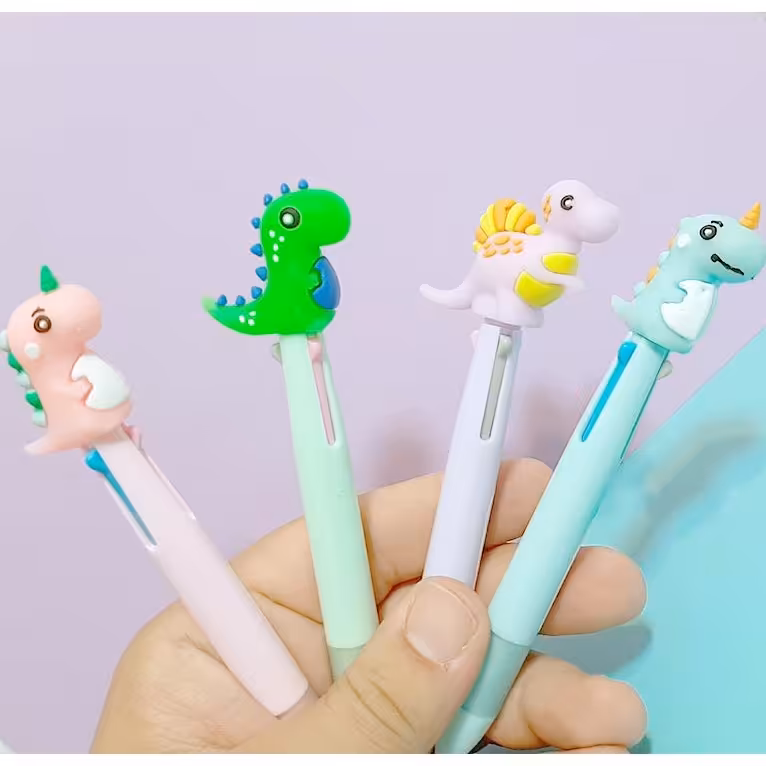 خودکار 3 رنگ دایناسوری فانتزی