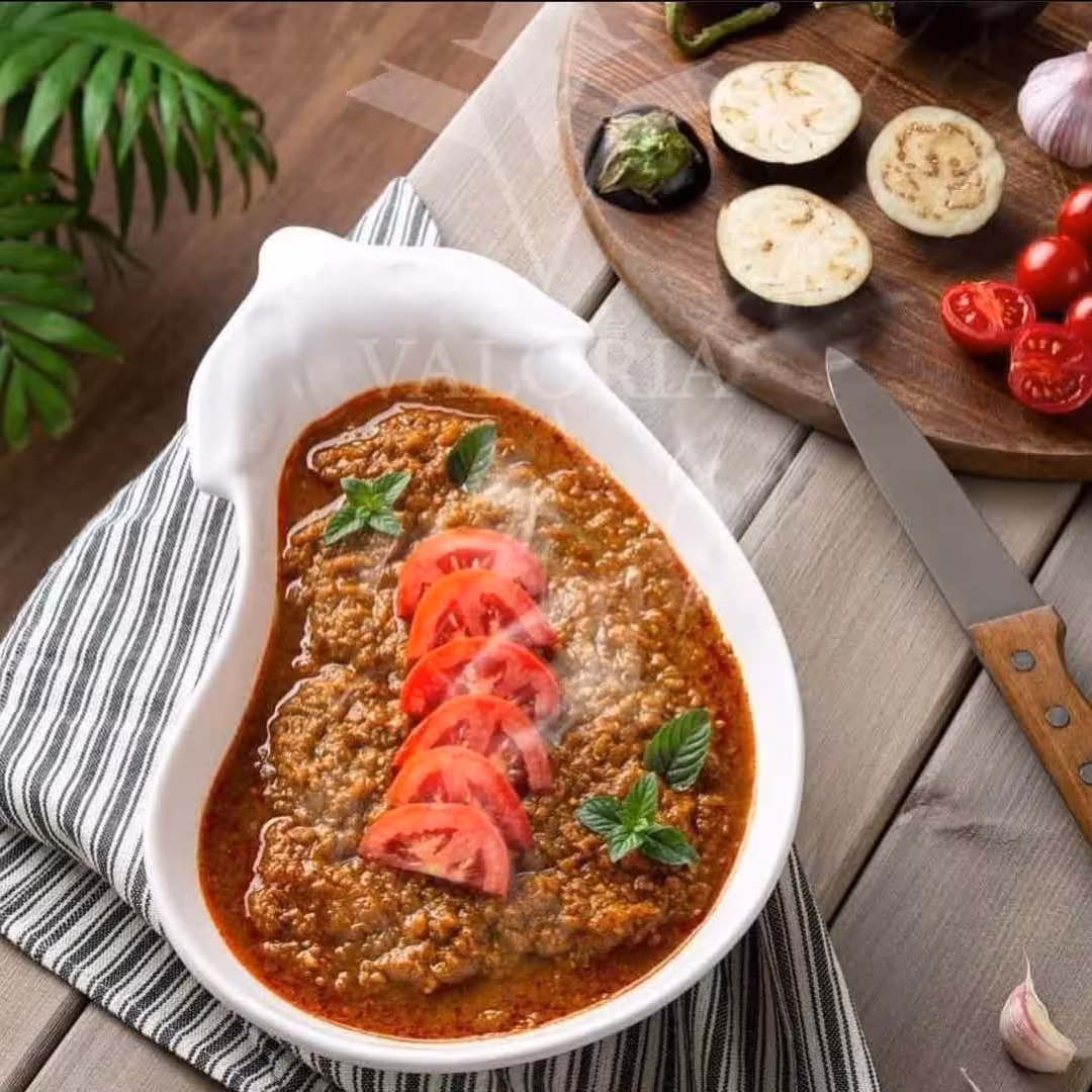 ظرف سرامیکی طرح بادمجان