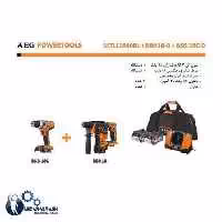 بتن کن شارژی و دریل شارژی آاگ مدل SETLL1840BL+BBH18-0+BSB 18C-0 - ابزار یراق