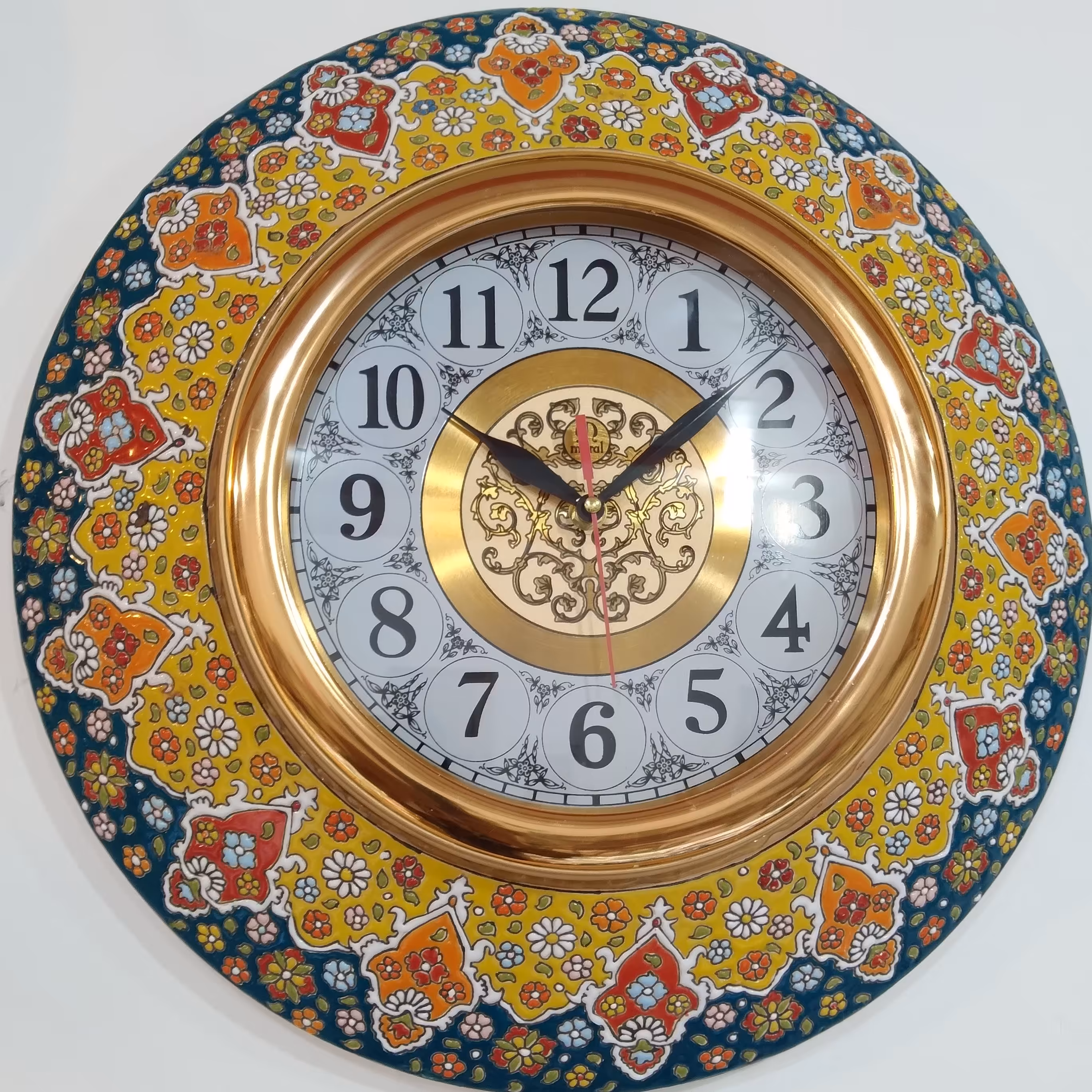 صنایع دستی ساعت مینا کاری 