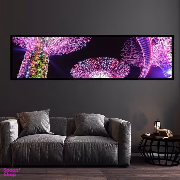 تابلو بکلیت طرح نورپردازی و معماری مدرن مدل کشیده B-7507